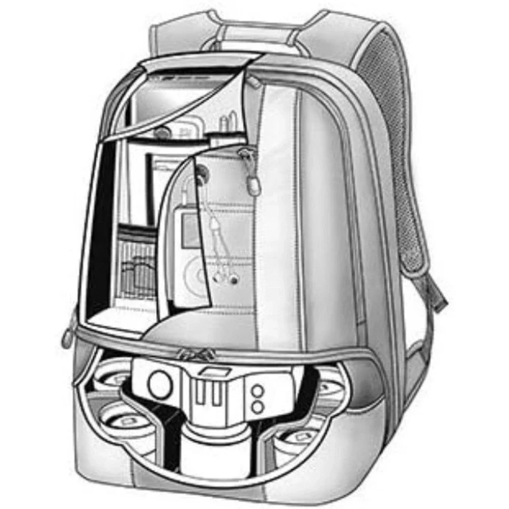 Lowepro CompuDayPack LP36297 DSLR Camera & Laptop Travel Bag Backpack Hiking